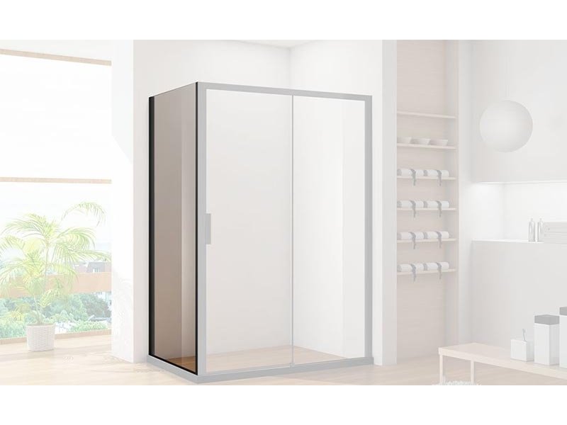 Купить Боковая стенка Aquanet Pleasure AE60-F-90H200U-BT, 90 см, прозрачное стекло (233148)