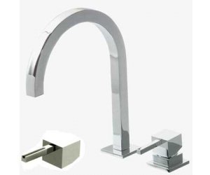 Смеситель Bandini Ice Cube 7507200000LW для раковины, хром/ручка венге