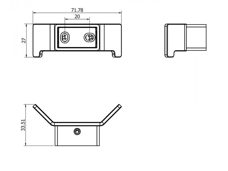 Купить Крючок двойной Langberger Accessories 37532А, хром