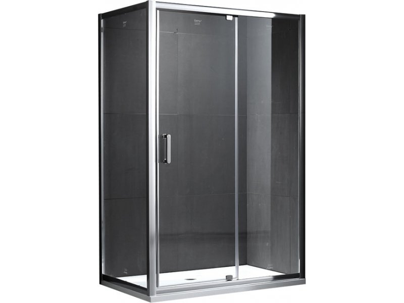 Купить Душевой уголок Gemy Sunny Bay S28131E-A80 (S28191E + A80), 140 х 80 х 190 см, стекло прозрачное