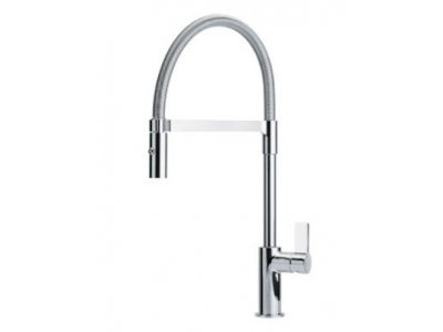 Смеситель Franke AMBIENT SEMI-PRO, 115.0265.997, для кухни, полупрофессиональный, с гибким выдвижным изливом, хром