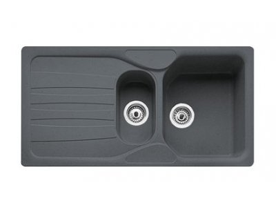Мойка Franke CALYPSO COG 651, 114.0185.008, гранит, установка сверху, оборачиваемая, цвет графит, 97*50 см