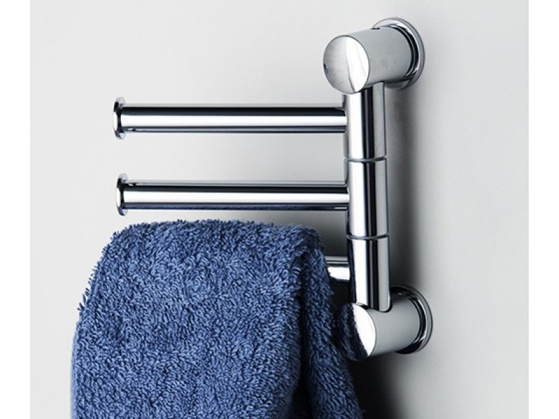 Купить Полотенцедержатель WasserKRAFT 1053, 3 держателя, короткие, 14.2 см, хром