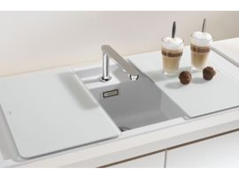 Купить Мойка Blanco Alaros 6 S 520525 с черными досками, жемчужный