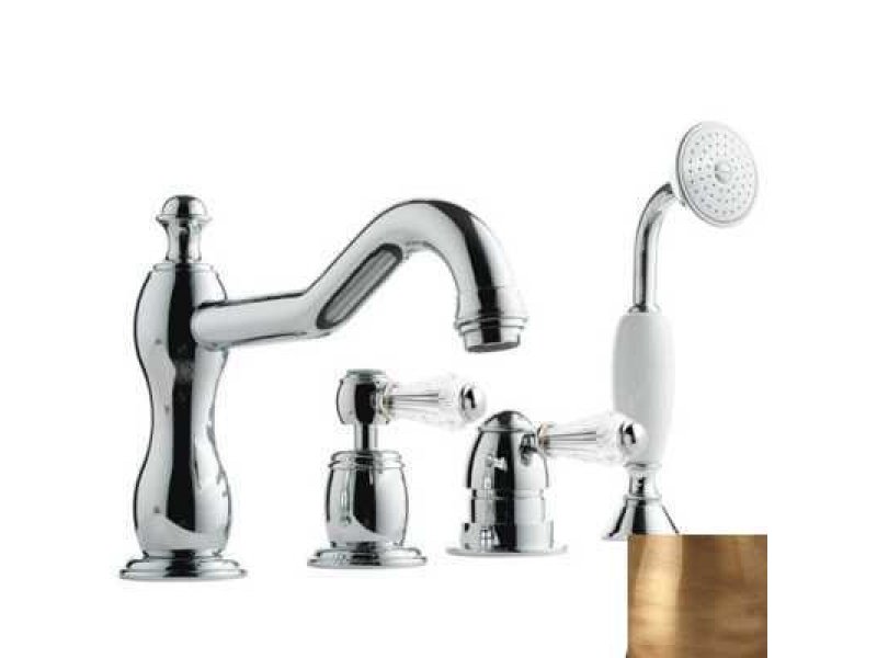 Купить Смеситель Bandini Antico 5186400YY0G для ванны/душа, бронза/ручка Swarowski Antico