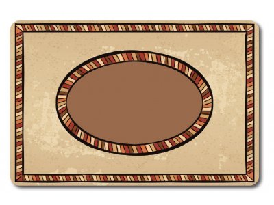 Коврик для ванной Veragio Carpet VR.CPT-7160.13, 60 х 40 см, рисунок Etno