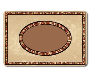 Коврик для ванной Veragio Carpet VR.CPT-7160.13, 60 х 40 см, рисунок Etno