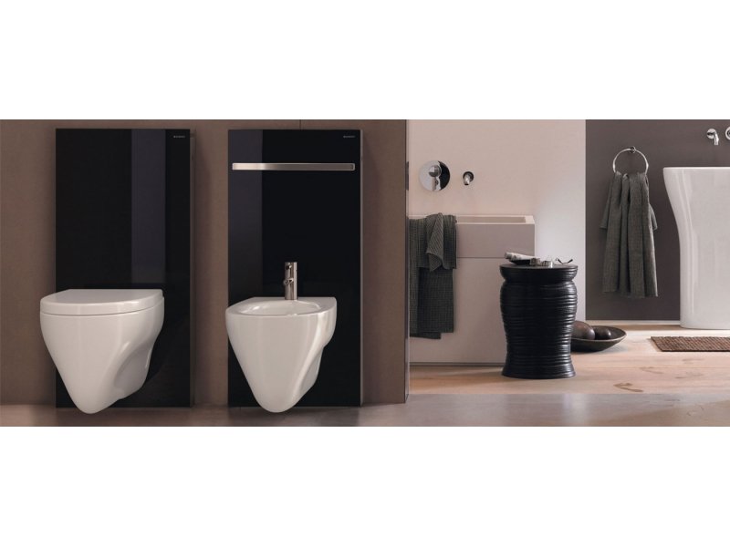 Купить Сантехнический модуль Geberit Monolith Premium 131.021.SJ.1 для подвесного унитаза, черный