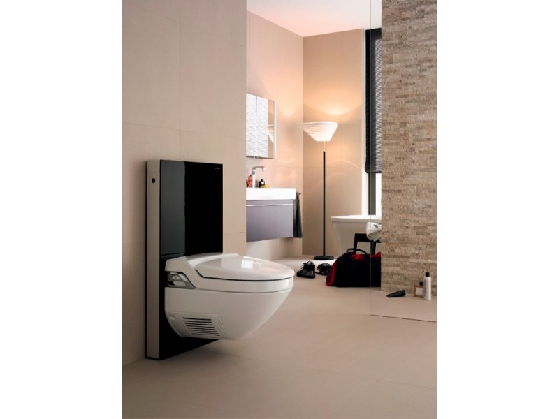 Купить Сантехнический модуль Geberit Monolith Premium 131.021.SJ.1 для подвесного унитаза, черный