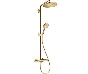 Душевая система Hansgrohe Croma Select S 26890990, термостатическая, золото