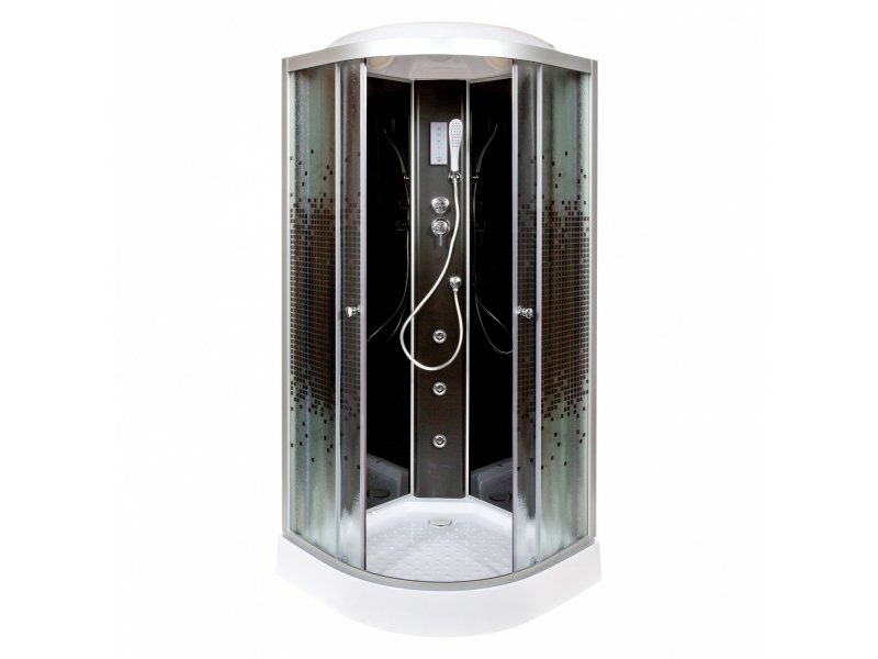 Купить Душевая кабина Deto L 809, 90 x 90 x 215 см, с гидромассажем и электрикой