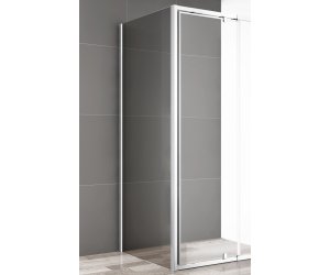 Универсальная боковая панель Cezares Crystal-S CRYSTAL-S-100-FIX-C-Cr L/R, хром