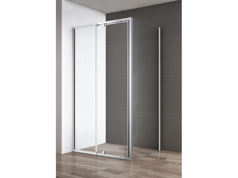 Купить Универсальная боковая панель Cezares Crystal-S CRYSTAL-S-100-FIX-C-Cr L/R, хром
