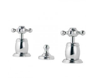 Смеситель Bandini Antica 542920PN06 для биде на 3 отверстия, никель