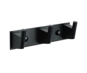 Планка 3 крючка Fixsen Trend черный матовый, FX-97805-3