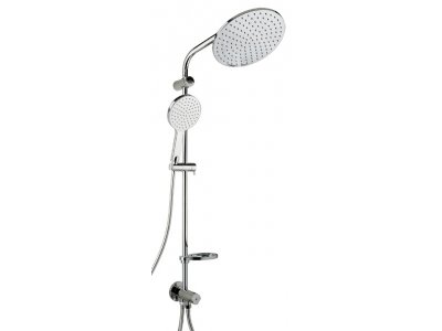 Душевой гарнитур Timo Saga SK-1018 chrome с верхним душем, хром