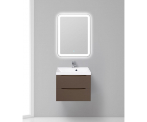 Тумба под раковину BelBagno Marino MARINO-600-2C-SO-CTO-P, 60 х 45 х 55 см, Cioccolato Opaco - коричневый матовый