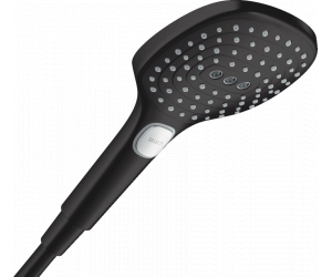 Ручной душ Hansgrohe Raindance Select E120 3jet 26520670, 12 см, 3 режима лейки черный матовый