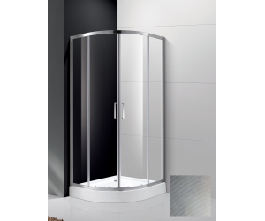 Душевой уголок Cezares Molveno-R-2-80-P-Cr, 80 x 80 x 190 см, стекло текстурное Punto, хром
