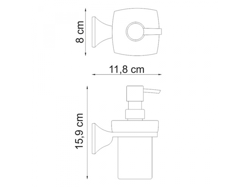 Купить Дозатор с держателем WasserKRAFT Wern 2599