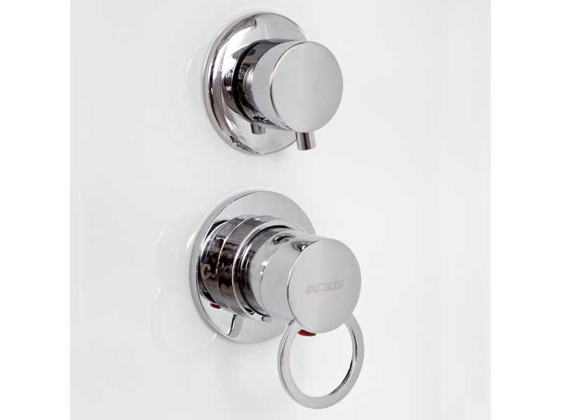Купить Душевая кабина Deto D D271S+ эл. 100 x 100 см, с крышей и электрикой