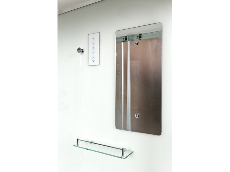 Купить Душевая кабина Deto D D271S+ эл. 100 x 100 см, с крышей и электрикой