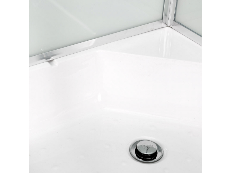 Купить Душевая кабина Deto D D271S+ эл. 100 x 100 см, с крышей и электрикой