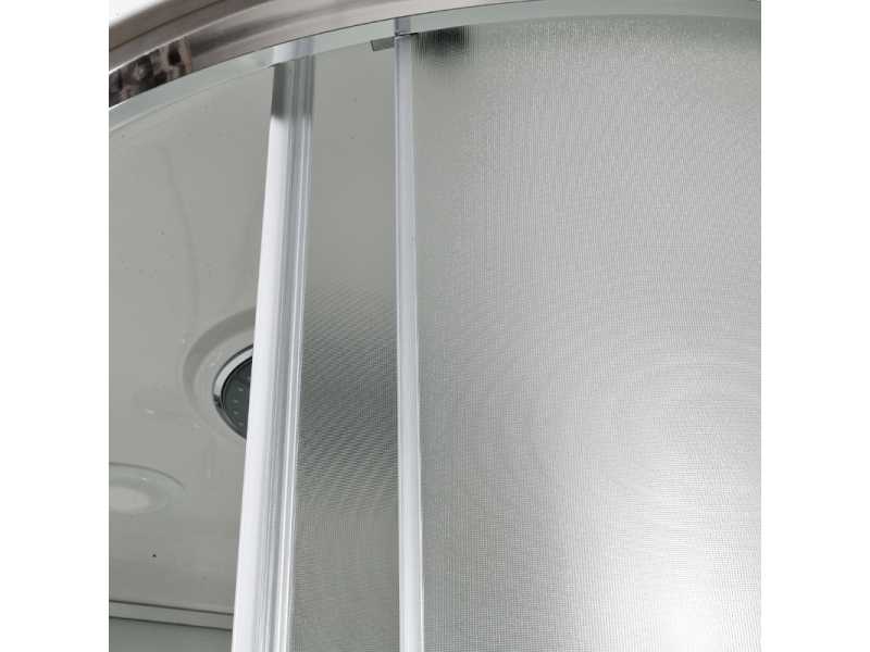 Купить Душевая кабина Deto D D271S+ эл. 100 x 100 см, с крышей и электрикой