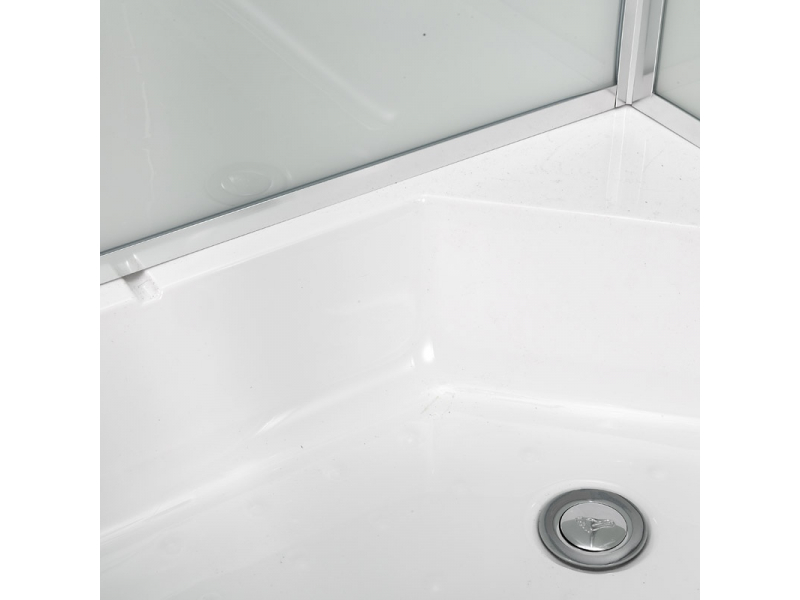 Купить Душевая кабина Deto D D271S+ эл. 100 x 100 см, с крышей и электрикой
