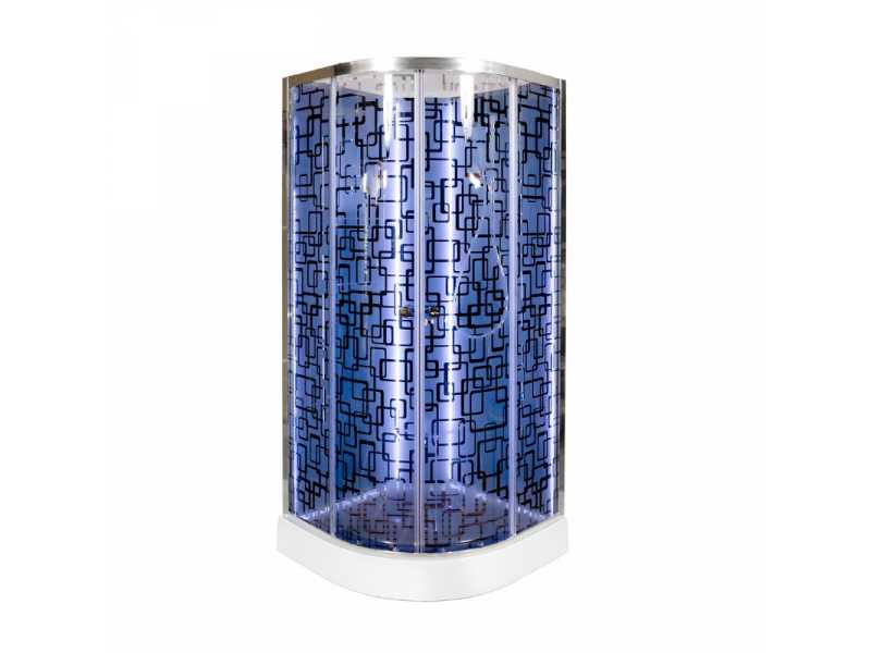 Купить Душевая кабина Deto BМ1510 N без крыши, с LED-подсветкой