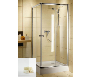 Душевой уголок Radaway Classic C, 90 х 90 х 185 см, стекло фабрик, профиль белый, 30050-04-06