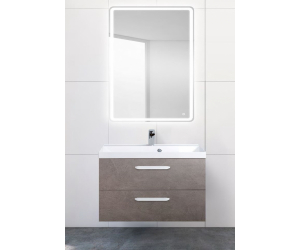 Тумба под раковину BelBagno Aurora AURORA-800-2C-SO-PG подвесная (2 ящ.)