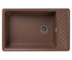 Кухонная мойка GranFest Quarz Z 51, 75.3 x 47.6 см, терракот