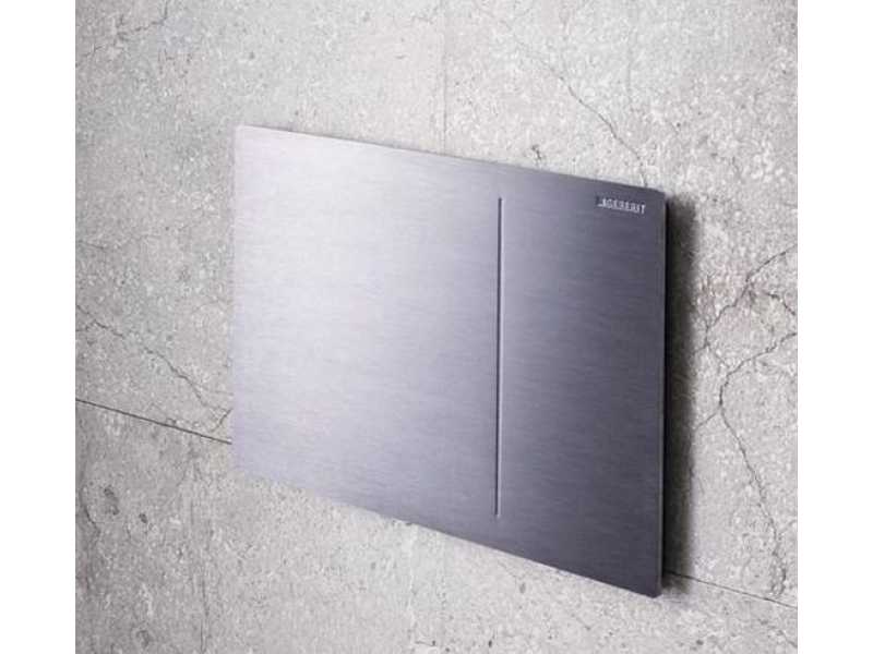 Купить Клавиша Geberit Sigma Type 70 115.625.SQ.1, двойной смыв, стекло/алюминий, цвет умбра