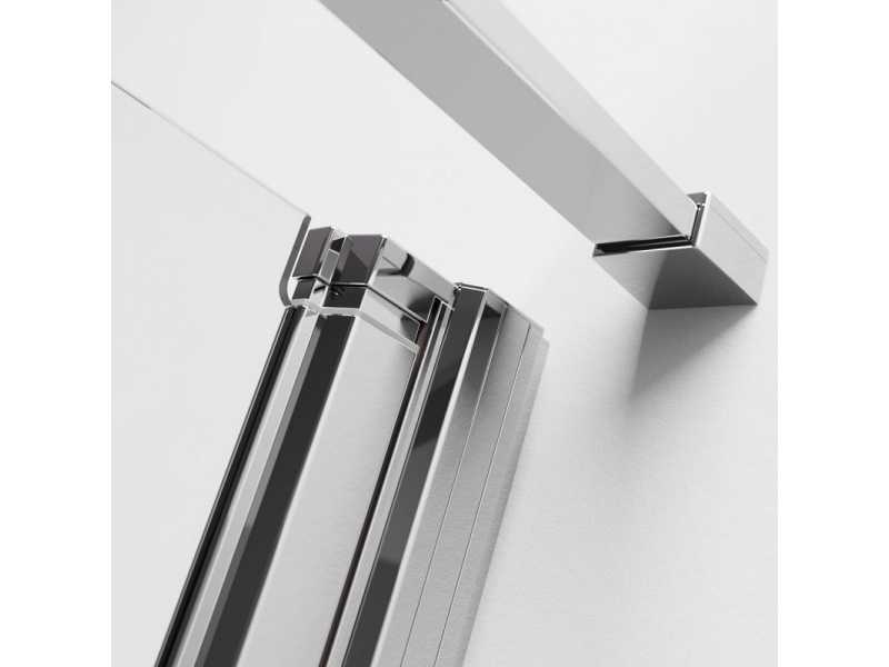Купить Душевой уголок Radaway Nes 8 KDJ I, 100 x 75 см, левая дверь, стекло прозрачное, профиль хром