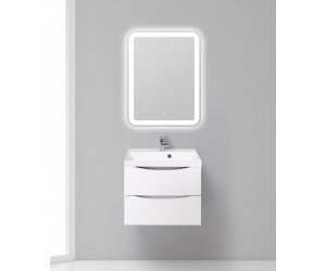 Тумба под раковину BelBagno Marino MARINO-600-2C-SO-BL-P, 60 х 45 х 55 см, Bianco Lucido - белый глянец