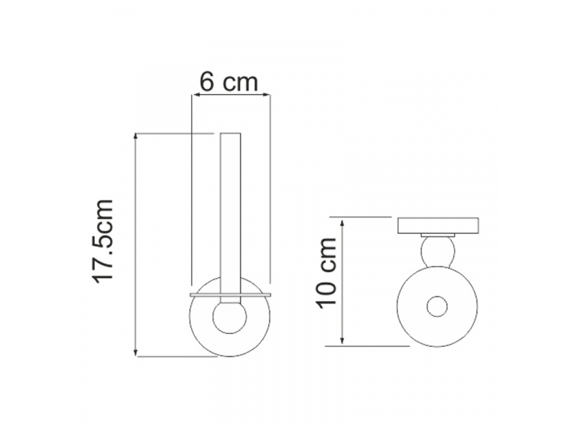 Купить Держатель туалетной бумаги WasserKRAFT Diemel K-2297
