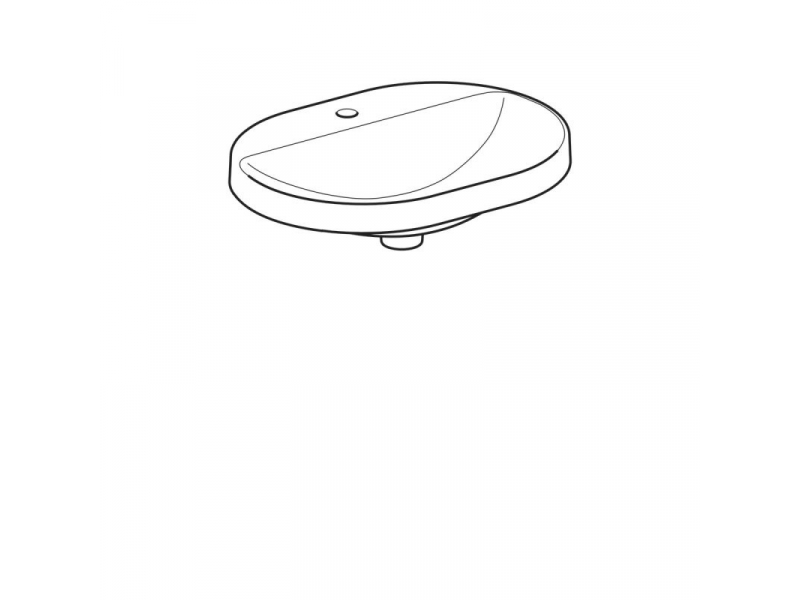 Купить Раковина Geberit Variform 500.734.01.2, 60 x 45 см, белая