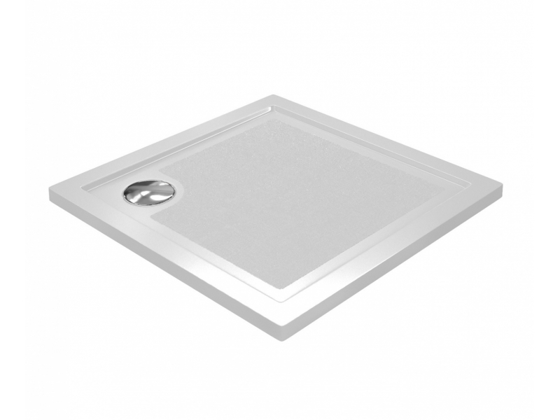 Купить Душевой поддон WasserKRAFT Salm 27T, 90 х 90 см, белый, 27T03