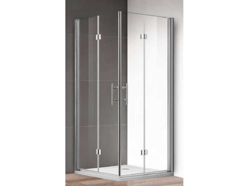 Купить Душевой уголок Cezares Eco-O-AS-2-80-C-Cr 80 x 80 x 195 см без поддона