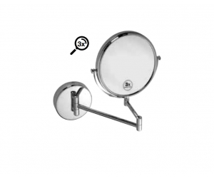 Косметическое зеркало Bemeta 112201512hrom 23 x 46.5 x 31 см, хром