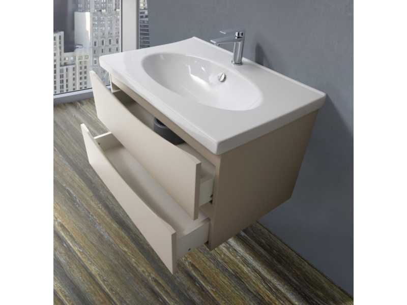 Купить Керамическая раковина BelBagno BB700-LV-CER-N, 73,4 x 48,1 x 19,2 см