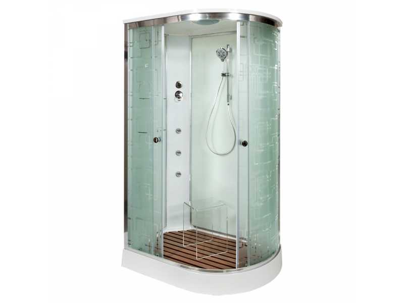 Купить Душевая кабина Deto Em EM1512 L/R гм 120 x 80 см, с крышей, с гидромассажем