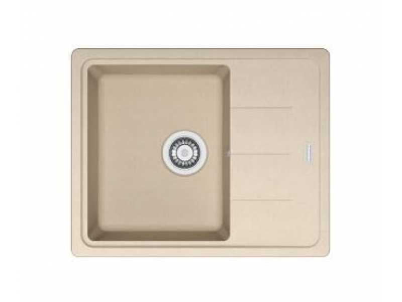 Купить Мойка Franke BASIS BFG 611 C, 114.0280.846, гранит, установка сверху, оборачиваемая, цвет бежевый, 62*50 см