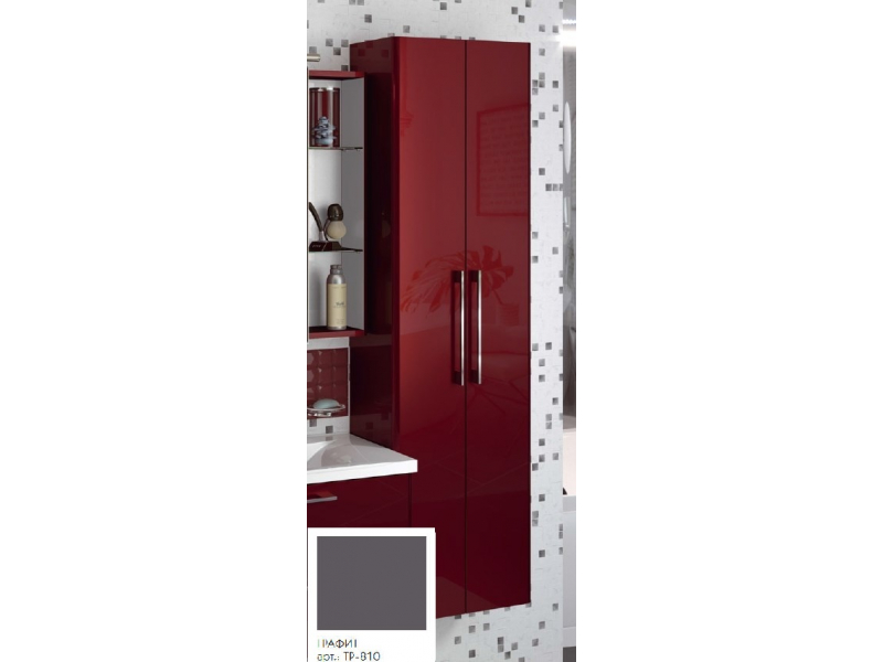 Купить Шкаф-пенал Caprigo Accord 45 2251, цвет TP-810 графит