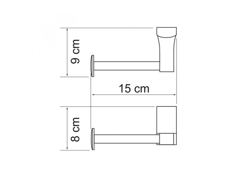 Купить Держатель для туалетной бумаги WasserKRAFT Leine 5096
