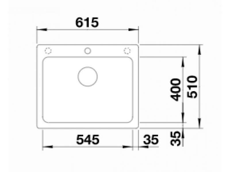 Купить Кухонная мойка Blanco Naya 6 60 см, 519638, искусственный гранит, антрацит