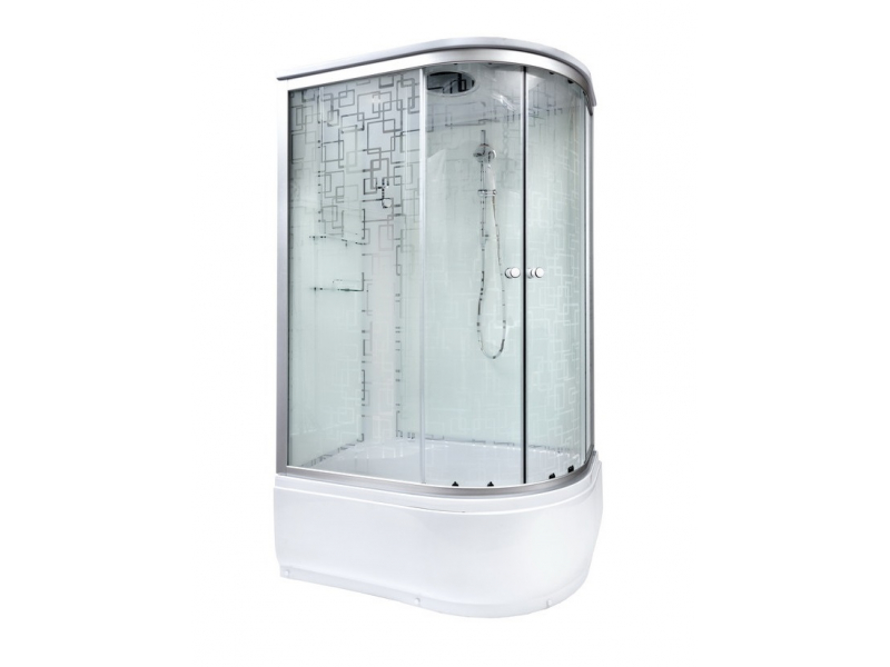 Купить Душевая кабина Deto Em EM4511 L/R эл 110 x 80 см, с крышей, с электрикой