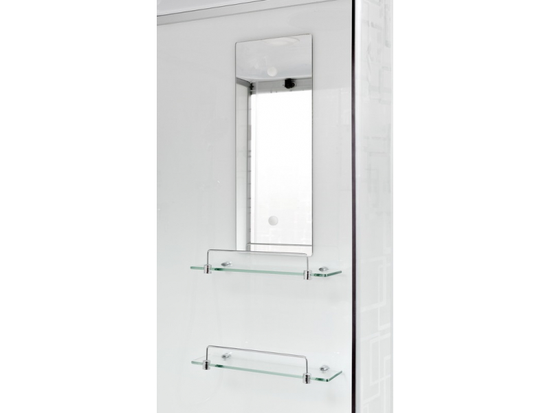 Купить Душевая кабина Deto Em EM4511 L/R эл 110 x 80 см, с крышей, с электрикой