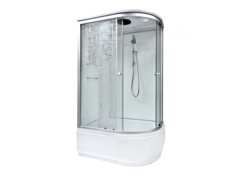 Купить Душевая кабина Deto Em EM4511 L/R эл 110 x 80 см, с крышей, с электрикой